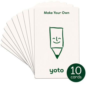 Image showing the Pack of 10 Make Your Own Audio Cards product.