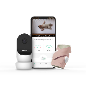 Image showing the Monitor Duo Smart Sock 3 & Cam Bundle, Dusty Rose product.