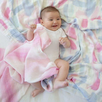 Image showing the Boutique Dream Blanket Silky Soft Bamboo Blanket, 120 x 120cm, Florentine product.
