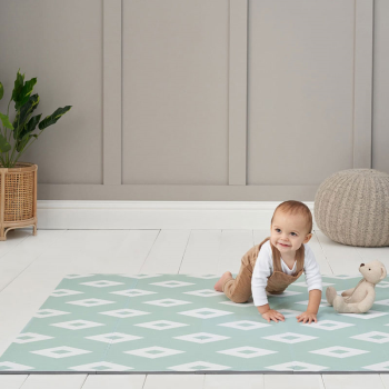 Image showing the Large Puzzle Play Mat, Mint product.