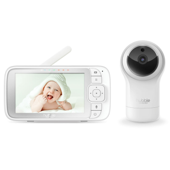 Image showing the Nursery View Pro Digital Video Baby Monitor, 5", White product.