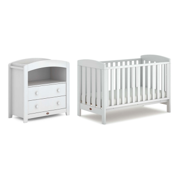 Image showing the Alice 2 Piece Nursery Furniture Set, White product.
