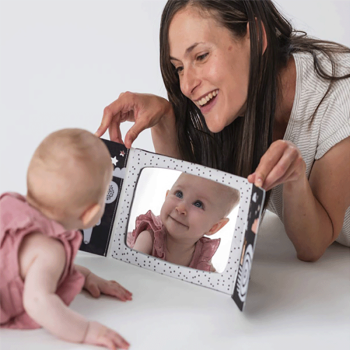 Image showing the Koala Daydream Tummy Time Mirror Book, Multi product.