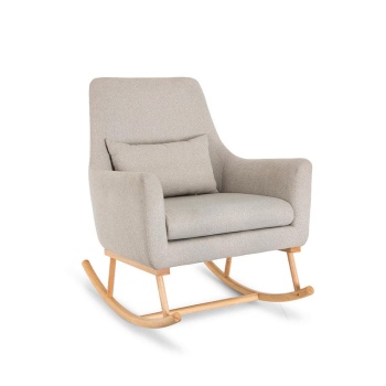 Image showing the Oscar Rocking & Nursing Chair, Pebble/Grey product.