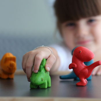 Image showing the Dino Set of 4 Wooden Toys, Multi product.