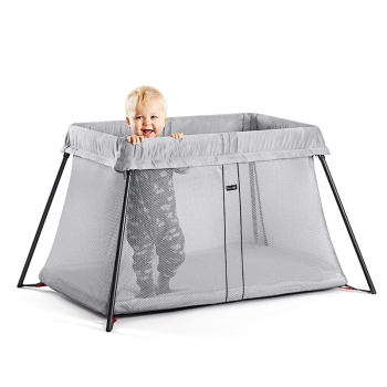Image showing the Light Travel Cot, Silver product.