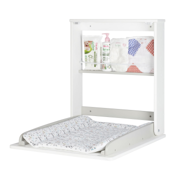 Image showing the Mounted Changing Table, White product.