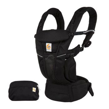 Image showing the Omni Breeze Baby Carrier, Onyx Black product.