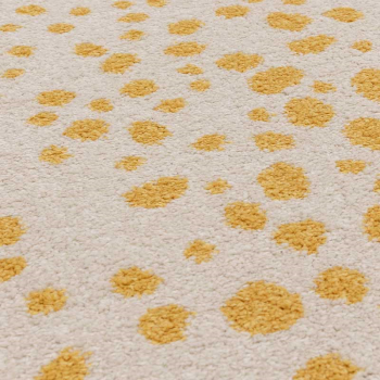Image showing the Muse Spotty Rug, L120 x W170cm, Yellow product.