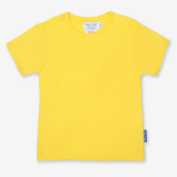 Image showing the Basic Organic Cotton T-Shirt, 3 - 6 Months, Yellow product.