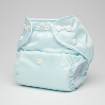 Image showing the Azure Reusable Nappy, Blue product.