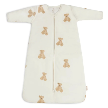 Image showing the Printed Sleeping Bag with Removable Sleeves, 2.0 - 3.0 Tog, 3 - 6 Months, Teddy Bear product.