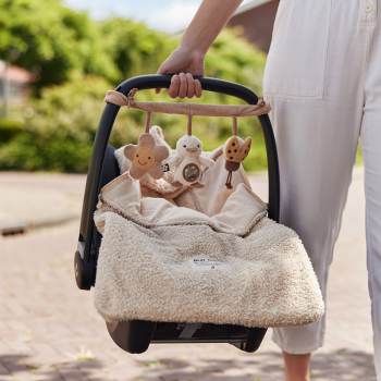Image showing the Boucle Car Seat Footmuff, Natural product.