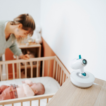 Image showing the Yoo Moov Additional Baby Monitor Transmitter, White product.