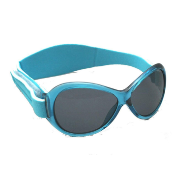 Image showing the Retro Baby Sunglasses, Aqua Blue product.