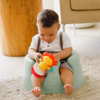 Image showing the Baby Floor Seat, Hemlock Green product.