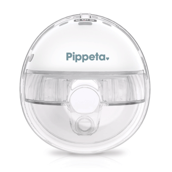 Image showing the Compact LED Handsfree Electric Breast Pump, White product.