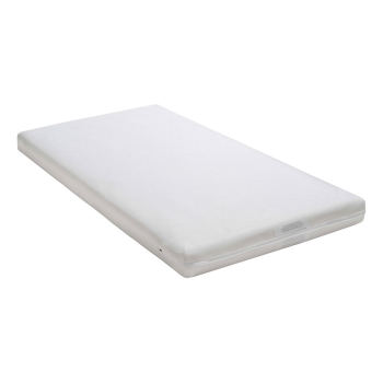 Image showing the Deluxe Purotex Pocket Spring Cot Bed Mattress, 132 x 70 x 10cm, White product.