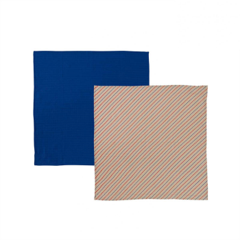 Image showing the Iro Pack of 2 Muslins, Blue product.