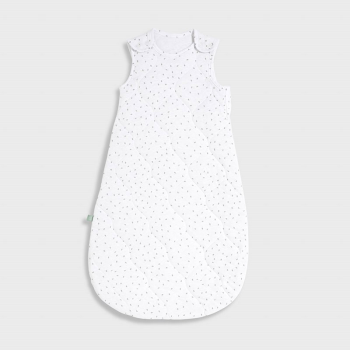 Image showing the Organic Baby Sleeping Bag, 2.5 Tog, 0 - 6 Months, 74cm, White Rice product.